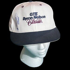 Very Rare R.C. Slocum A&M, Ed Fiori PGA DUAL AUTOGRAPHED Byron Nelson Signed Hat